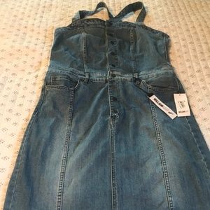 Denim Jumper Dress